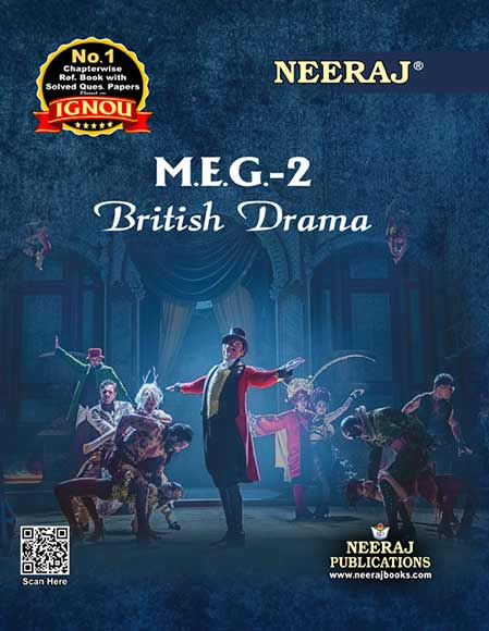 IGNOU MEG 2 Guide book: British Drama