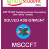 IGNOU MCFTE 3 Solved Assignment