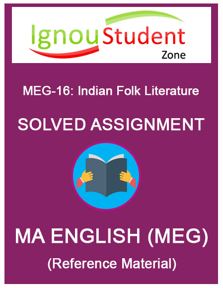 ignou solved assignments for meg