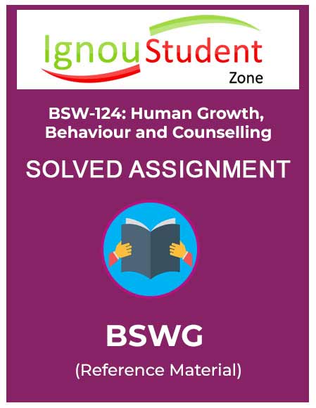 IGNOU BSW 124 Solved Assignment
