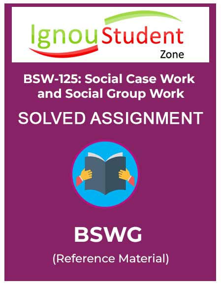 IGNOU BSW 125 Solved Assignment