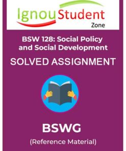 IGNOU BSW 128 Solved Assignment