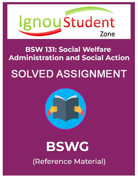 IGNOU BSW 131 Solved Assignment