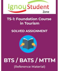 IGNOU TS 1 Solved Assignment