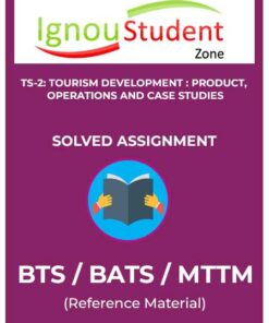 IGNOU TS 2 Solved Assignment