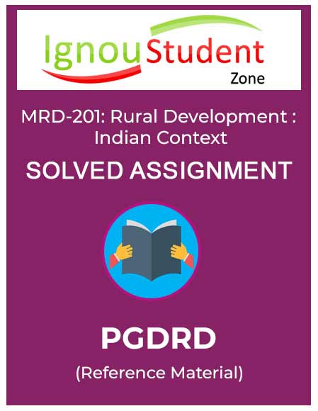 IGNOU MRD 201 Solved Assignment
