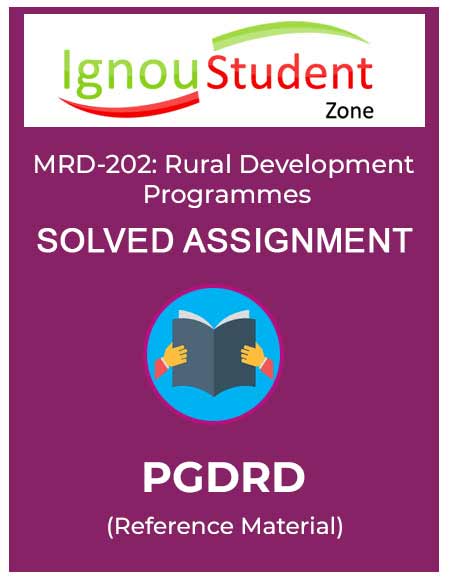 IGNOU MRD 202 Solved Assignment