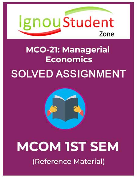 IGNOU MCO 21 Solved Assignment