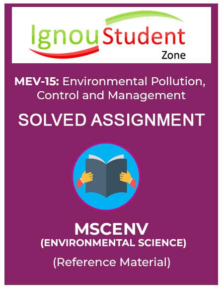 IGNOU MEV 15 Solved Assignment