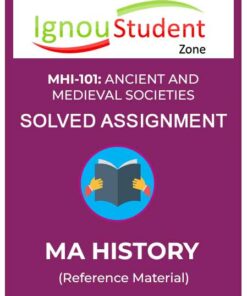 IGNOU MHI 101 Solved Assignment