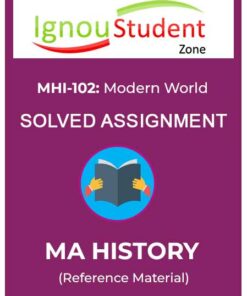 IGNOU MHI 102 Solved Assignment