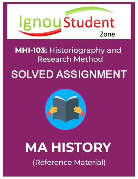 IGNOU MHI 103 Solved Assignment
