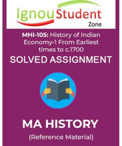 IGNOU MHI 105 Solved Assignment