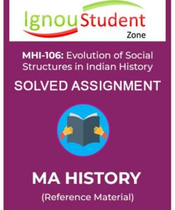 IGNOU MHI 106 Solved Assignment