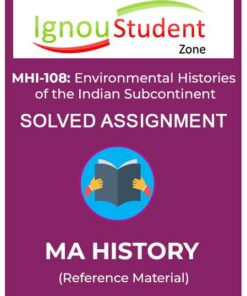 IGNOU MHI 108 Solved Assignment