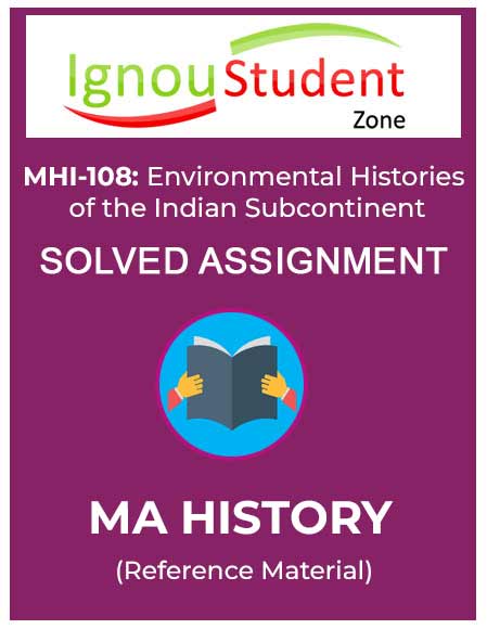 IGNOU MHI 108 Solved Assignment