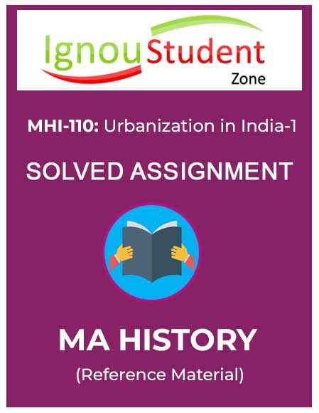 IGNOU MHI 110 Solved Assignment