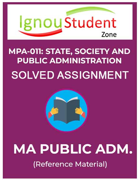 IGNOU MPA 11 Solved Assignment