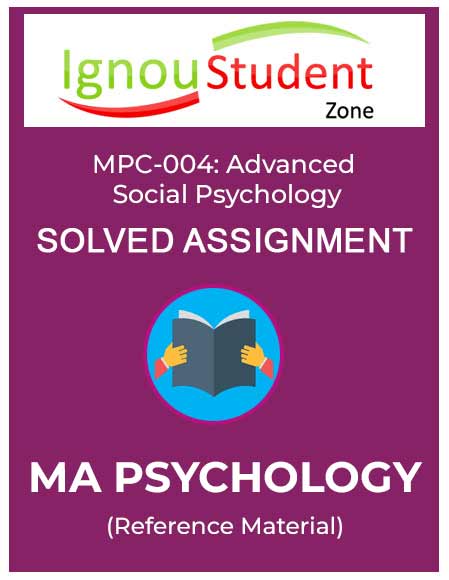 IGNOU MPC 4 Solved Assignment