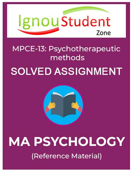 IGNOU MPCE 13 Solved Assignment