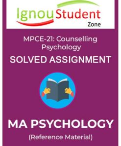 IGNOU MPCE 21 Solved Assignment