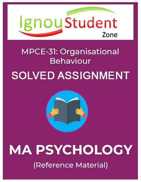 IGNOU MPCE 31 Solved Assignment