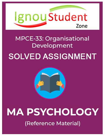 IGNOU MPCE 33 Solved Assignment