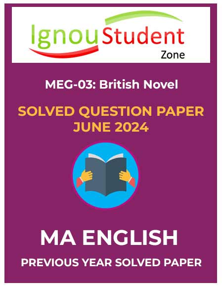 IGNOU MEG 3 Solved Question paper June 2024