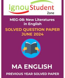 IGNOU MEG 8 Solved Question Paper June 2024 PDF Download