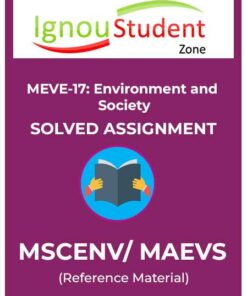 MEVE 17 IGNOU Solved Assignment