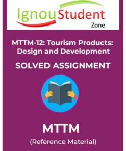 MTTM 12 IGNOU Solved Assignment