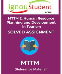 MTTM 2 IGNOU Solved Assignment