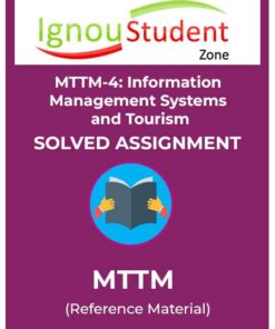 MTTM 4 IGNOU Solved Assignment