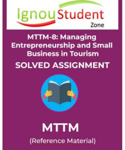 MTTM 8 IGNOU Solved Assignment