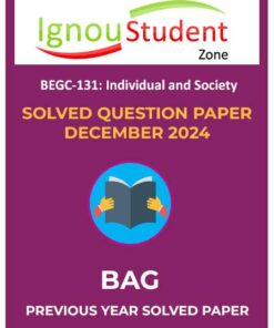 BEGC 131 Solved Question paper December 2024 PDF Download