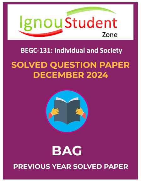 BEGC 131 Solved Question paper December 2024 PDF Download