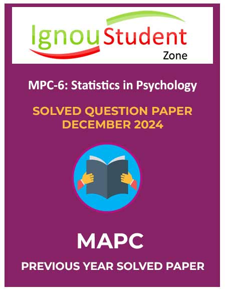 IGNOU MPC 6 Solved Question paper December 2024