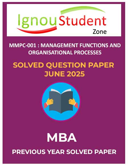 ignou-mmpc-1-Solved-QP-June-2025 mmpc 001 solved question paper pdf download ignou June 2025
