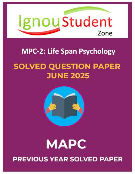 IGNOU MPC 2 Solved Question Paper June 2025