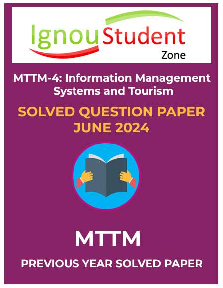 IGNOU MTTM 4 Solved Question paper June 2024