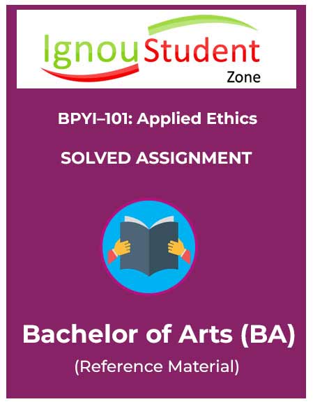 BPYI-101-solved-assignment IGNOU BPYI 101 Solved Assignment