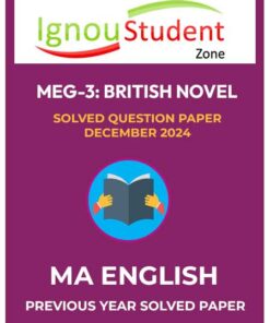 IGNOU MEG 3 Solved Question paper December 2024