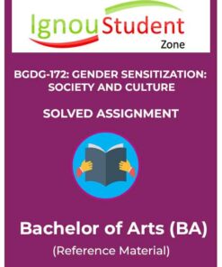 BGDG-172 2025–26 Solved PDF