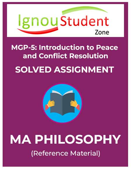 mgp-005-solved-assignment IGNOU MGP 005 Solved Assignment