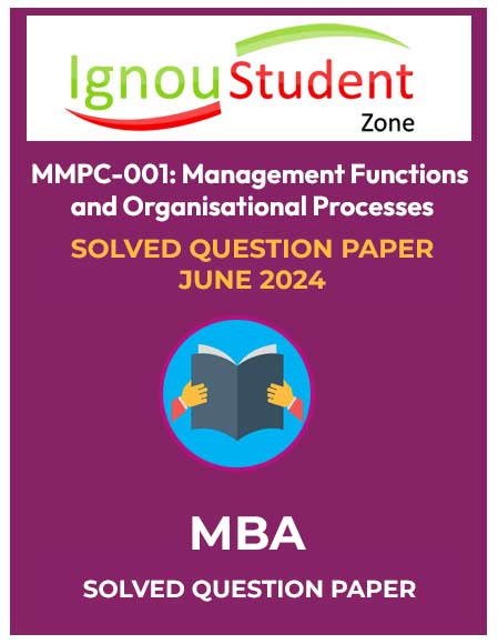 MMPC 001 Solved Question Paper June 2024
