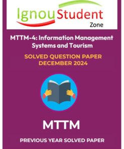 IGNOU MTTM 4 Solved Question Paper December 2024