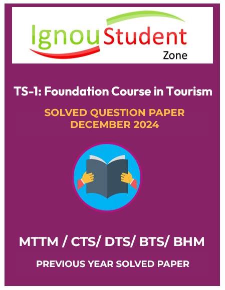 IGNOU TS 1 Solved Question Paper December 2024