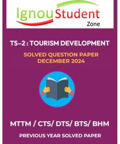 IGNOU TS 2 Solved Question Paper December 2024