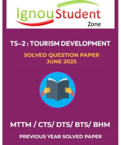 IGNOU TS 2 Solved Question Paper June 2025