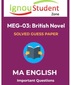 IGNOU MEG 3 Solved Guess paper